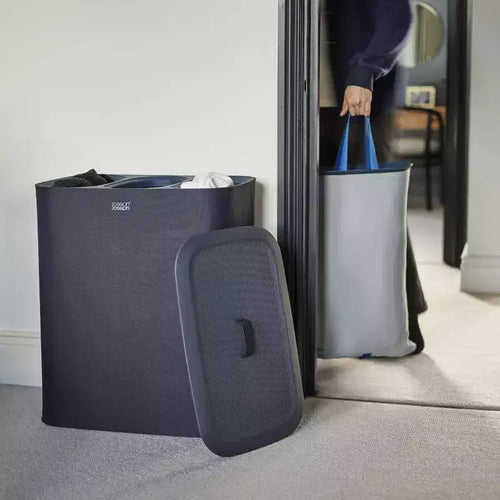 Joseph Joseph Tota Trio 90L Laundry Basket - Black