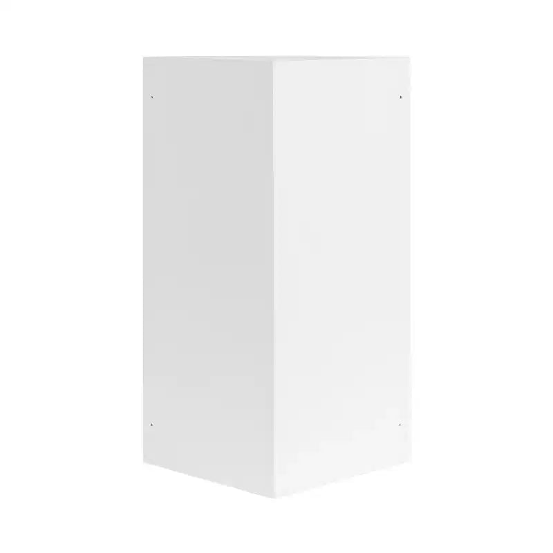 Kate & Laurel All Things Decor 16" Elloree Corner Shelf White/Natural