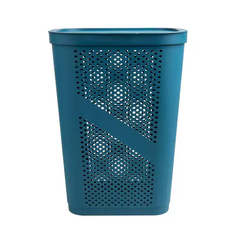 Mind Reader Kids' Slim Laundry Hamper Blue