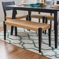 Powell Clara Dining Bench Black