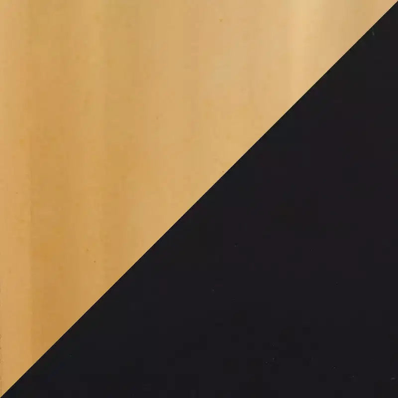 LumiSource Canary MDF Dining Table Gold/Black
