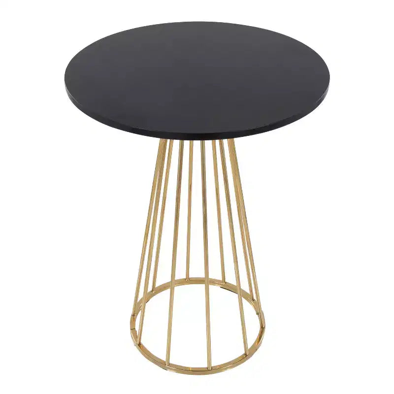 LumiSource Canary MDF Counter Table Gold/Black