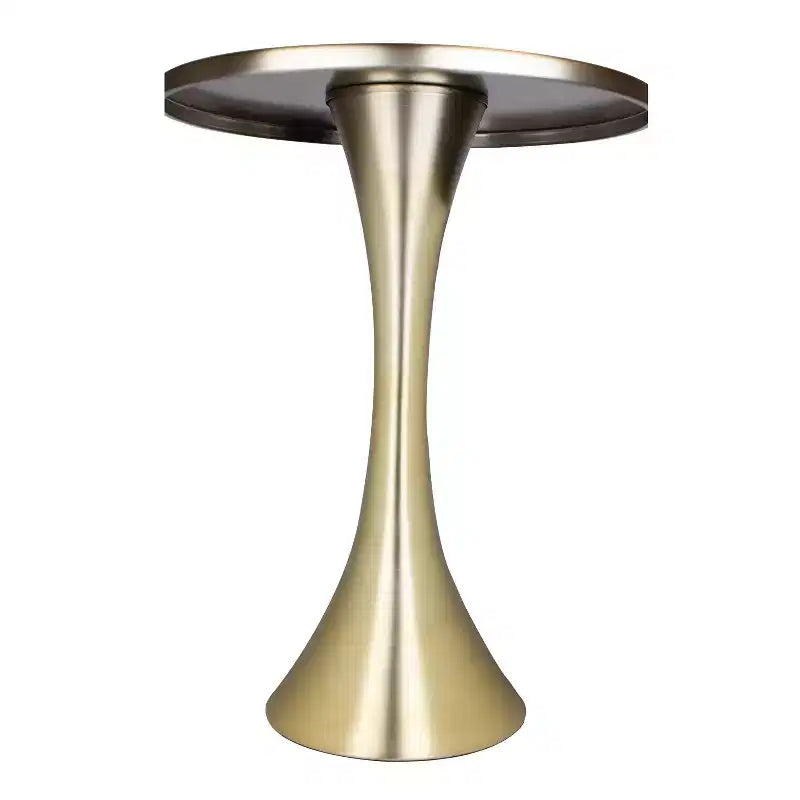 LumiSource Lennox Metal Accent Table Gold