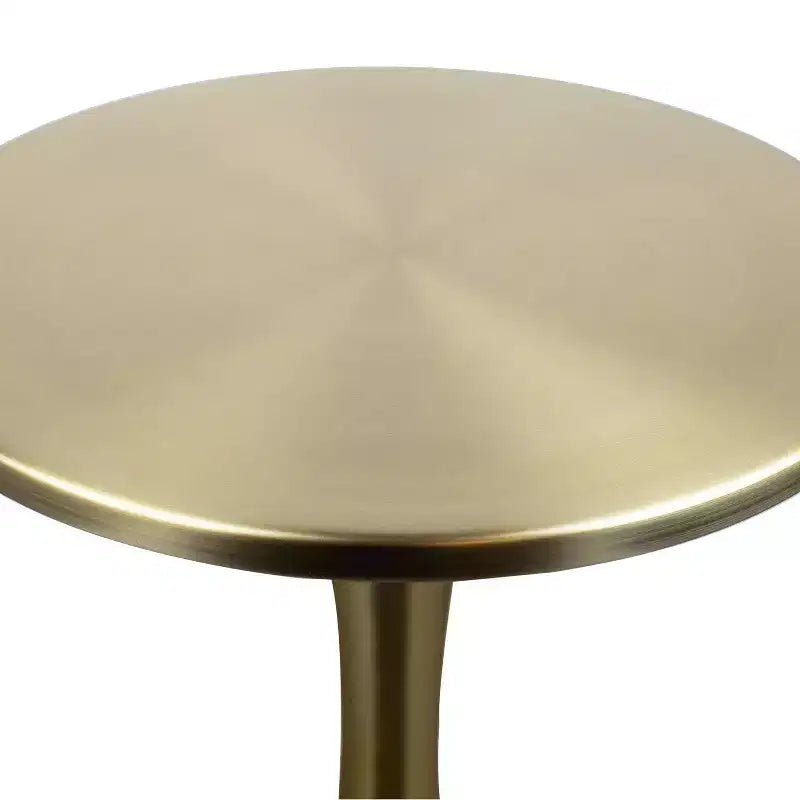 LumiSource Lennox Metal Accent Table Gold