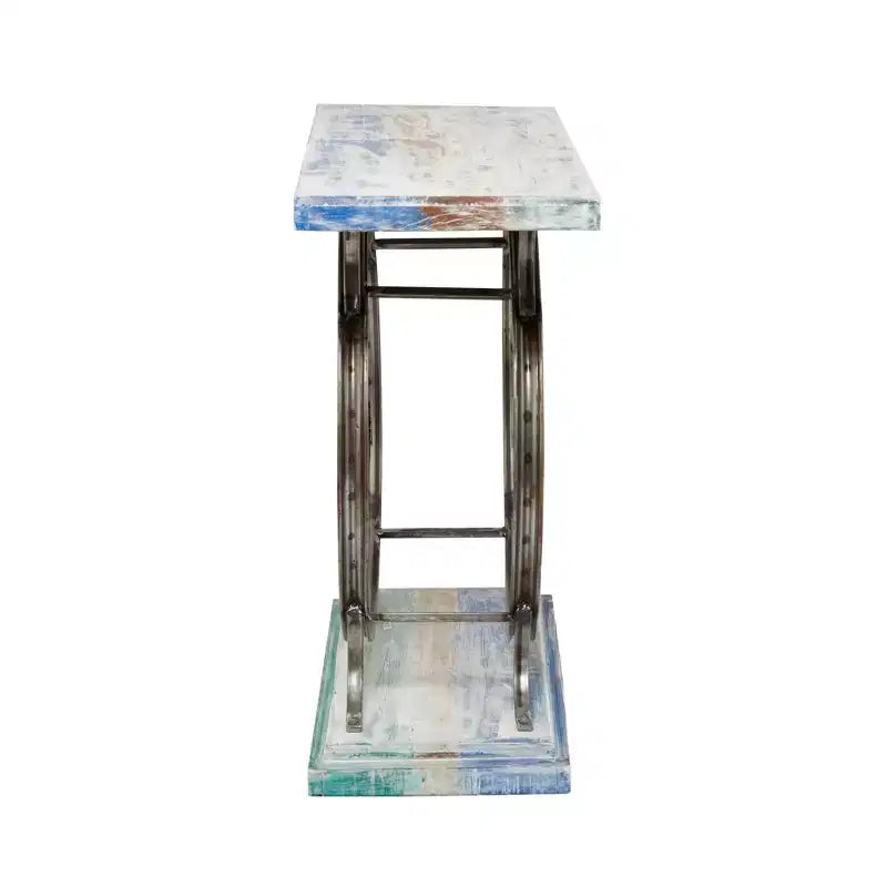 Rustic Console Table Brown - Olivia & May: Sturdy Iron Frame, No Assembly Required, Indoor Use