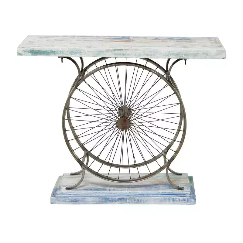 Rustic Console Table Brown - Olivia & May: Sturdy Iron Frame, No Assembly Required, Indoor Use
