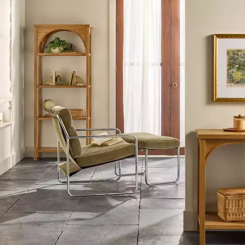 Chrome Frame Sling Accent Chair - Hearth & Hand™ with Magnolia