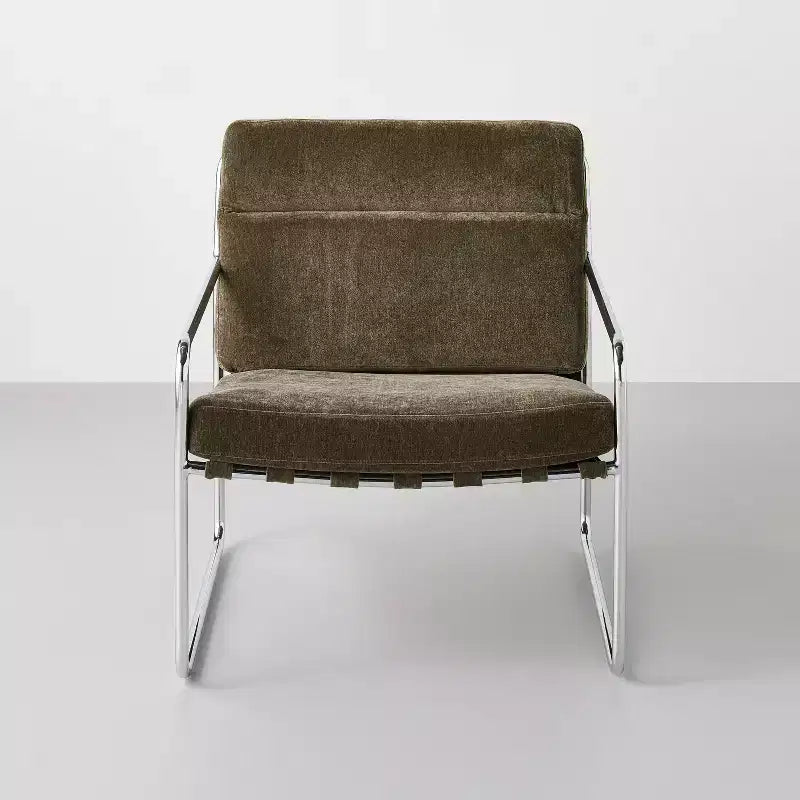 Chrome Frame Sling Accent Chair - Hearth & Hand™ with Magnolia