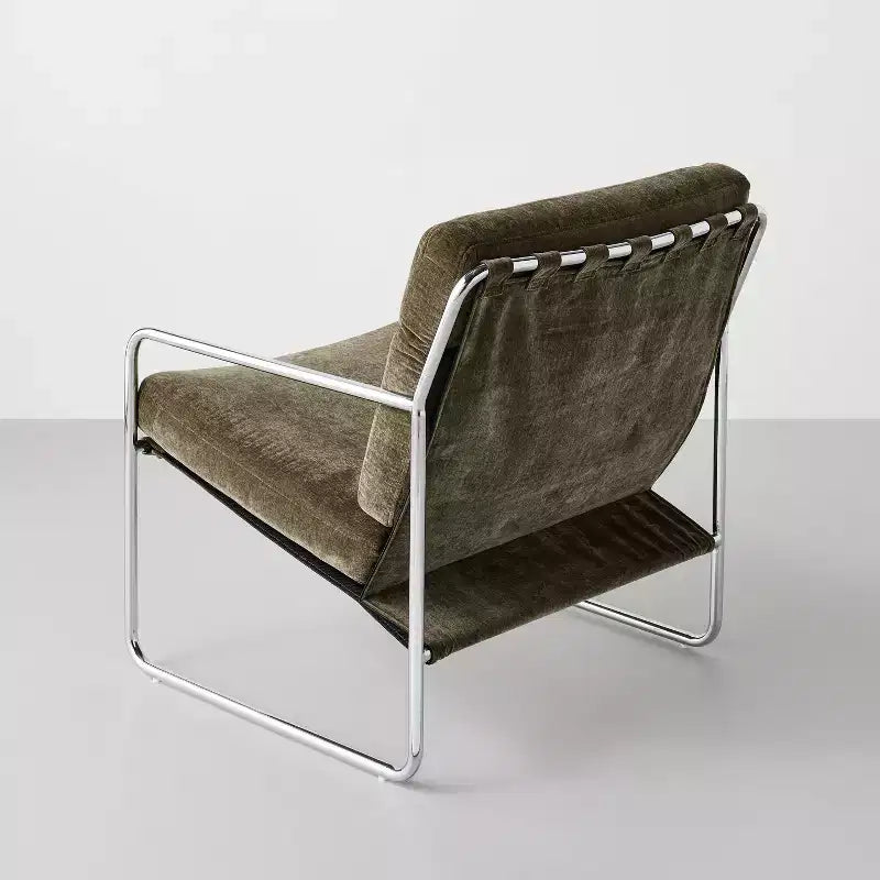 Chrome Frame Sling Accent Chair - Hearth & Hand™ with Magnolia
