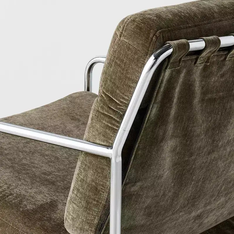 Chrome Frame Sling Accent Chair - Hearth & Hand™ with Magnolia