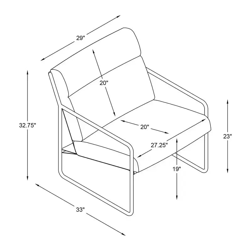 Chrome Frame Sling Accent Chair - Hearth & Hand™ with Magnolia