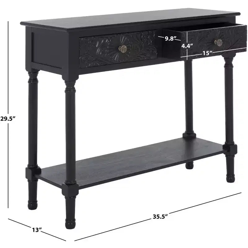 Josie 2 Drawer Console Table - CNS5708 -Safavieh