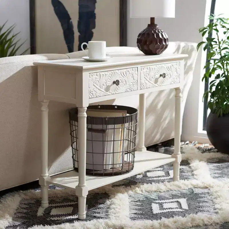 Josie 2 Drawer Console Table - CNS5708 -Safavieh