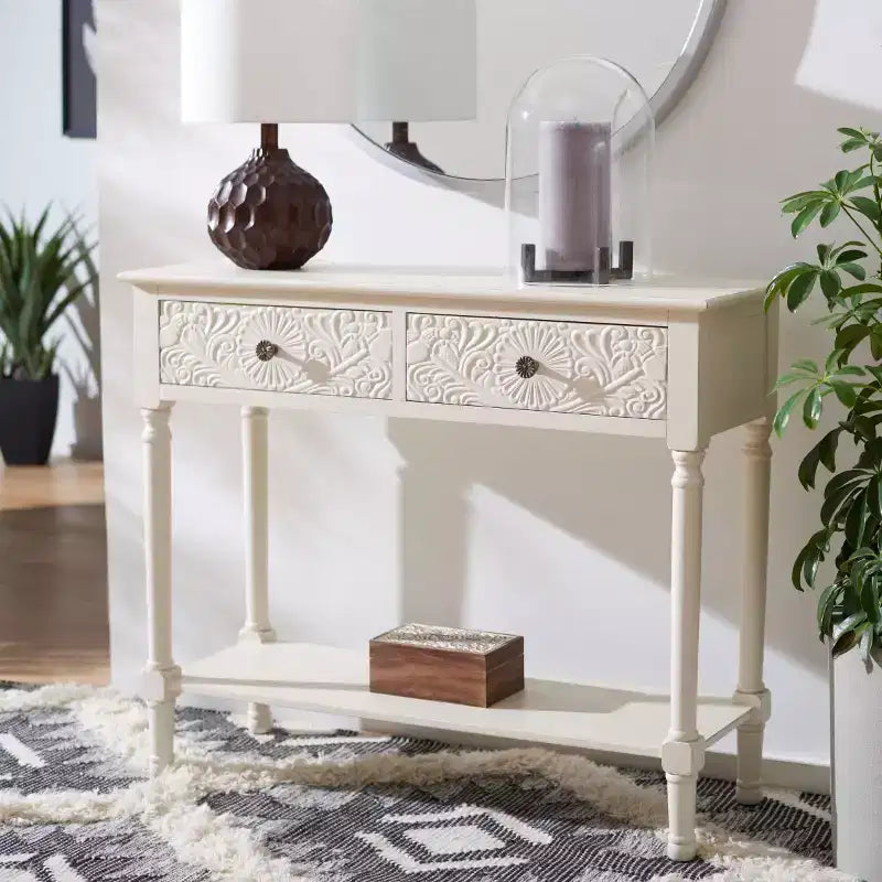 Josie 2 Drawer Console Table - CNS5708 -Safavieh