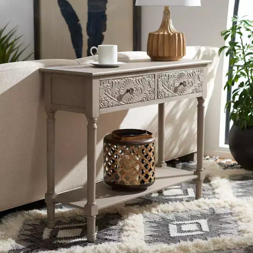 Josie 2 Drawer Console Table - CNS5708 -Safavieh