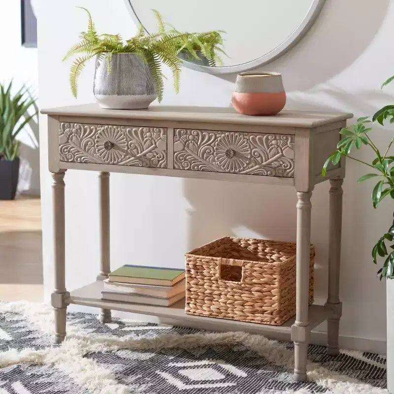 Josie 2 Drawer Console Table - CNS5708 -Safavieh