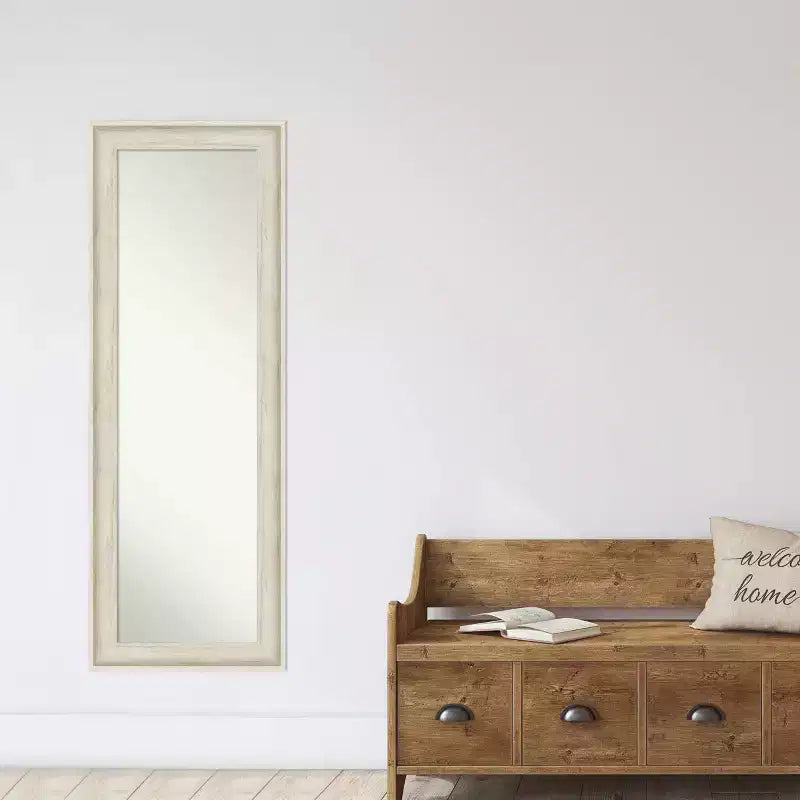 19 x 53 Regis Framed Full Length on the Door Mirror - Amanti Art