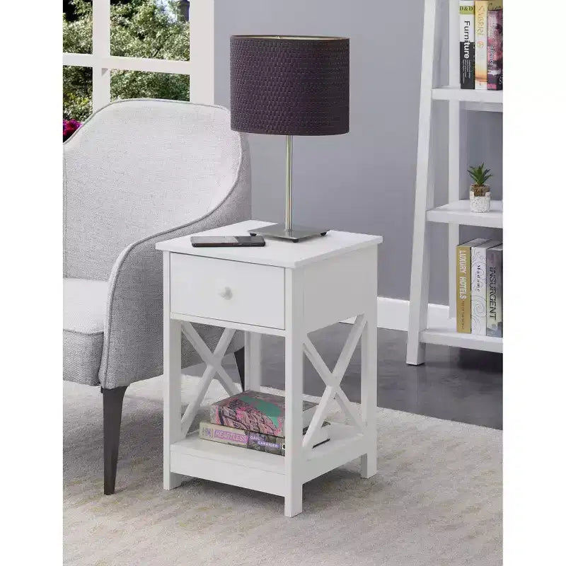 Oxford 1 Drawer End Table - Breighton Home