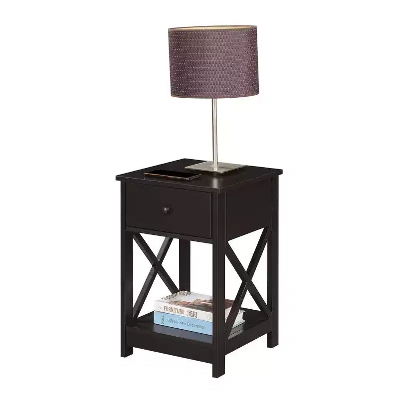 Oxford 1 Drawer End Table - Breighton Home