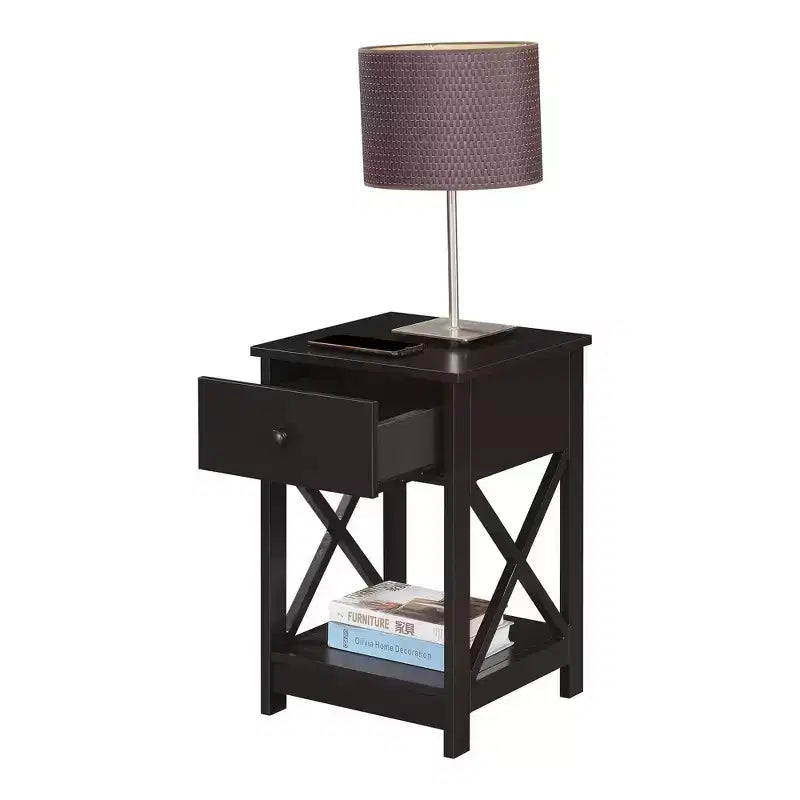 Oxford 1 Drawer End Table - Breighton Home