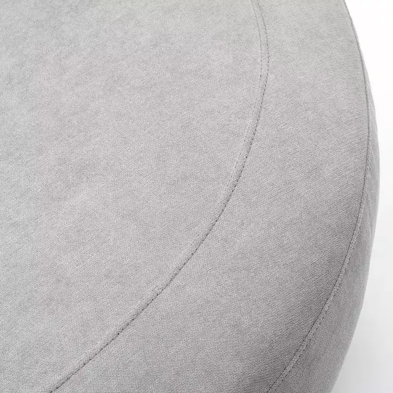 54 Wide Fully Assembled Round Swivel Barrel Chair and a Half - Kinwell