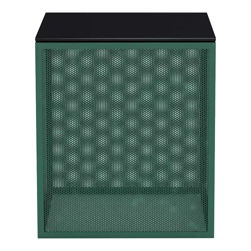 24/7 Shop At Home Dervock Glass Top Side Table with Glass Top