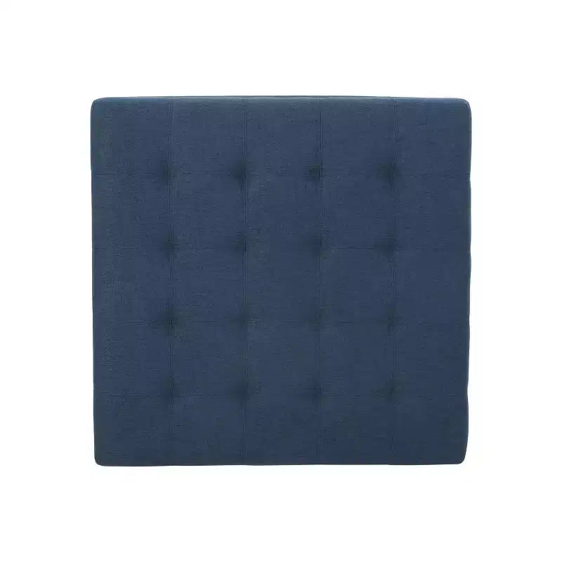Isabella Contemporary Tufted Fabric Storage Ottoman - Christopher Knight Home