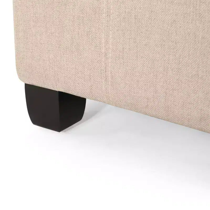 Isabella Contemporary Tufted Fabric Storage Ottoman - Christopher Knight Home