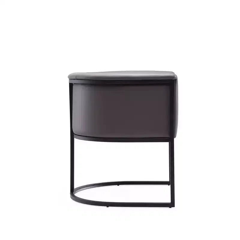 Manhattan Comfort Set of 2 Cosmopolitan Faux Leather Dining Chairs