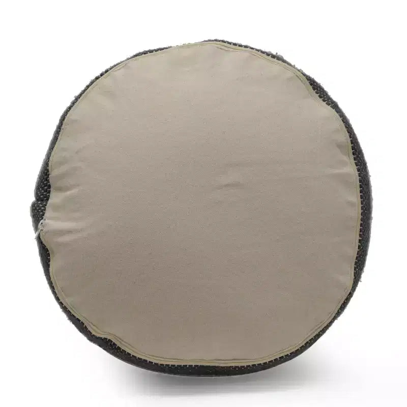 Lucknow Boho Handcrafted Fabric Cylinder Pouf - Christopher Knight Home