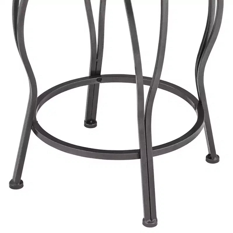 55 Downing Street Brown Swivel Bar Stools 24 7/8 High Set of 2 Traditional with Backrest Footrest Kitchen Counter Height Island