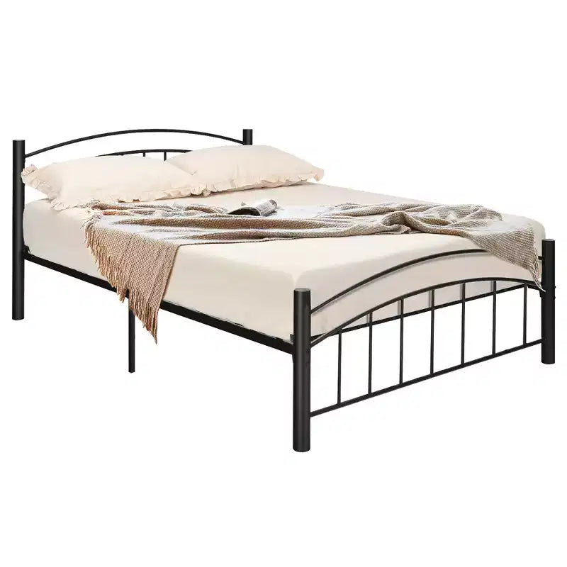 Costway Twin/Full/Queen Size Metal Bed Frame Platform Mattress Foundation with Headboard Footboard