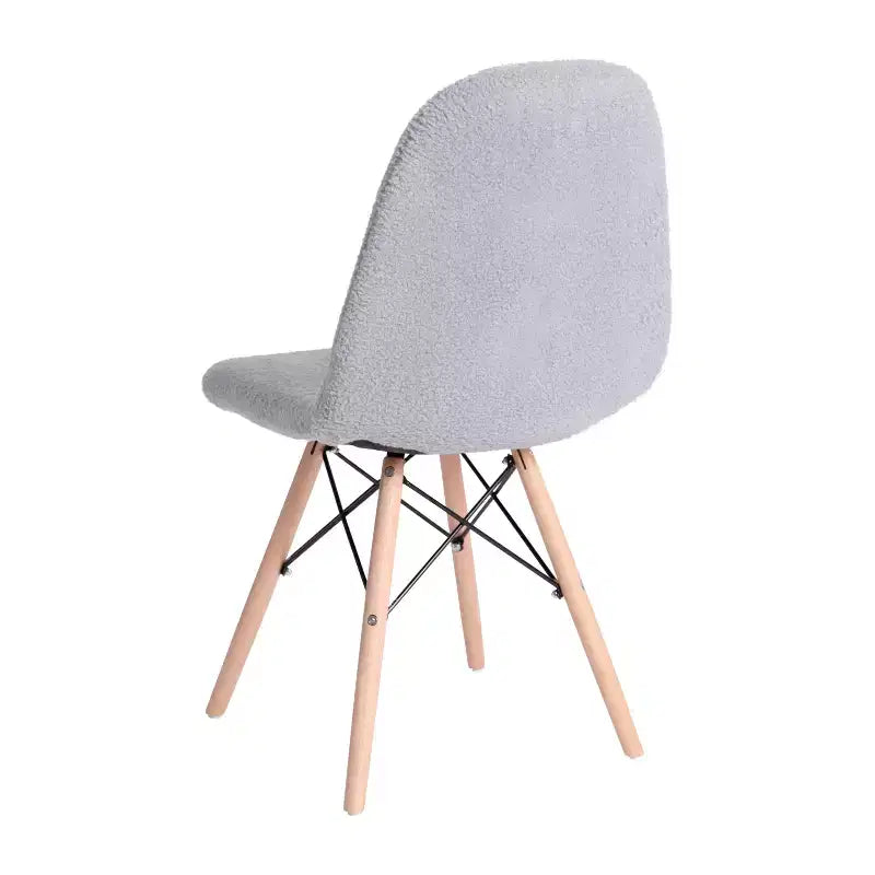 Merrick Lane Lyon Faux Shearling Accent Chair, Modern Accent Chair For Bedroom, Entryway, and Living Room