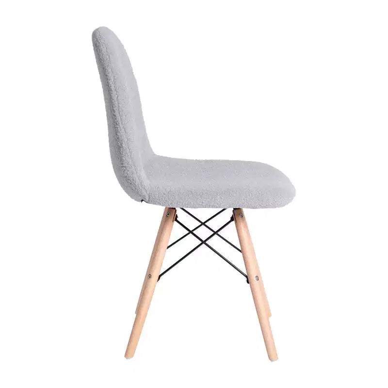 Merrick Lane Lyon Faux Shearling Accent Chair, Modern Accent Chair For Bedroom, Entryway, and Living Room