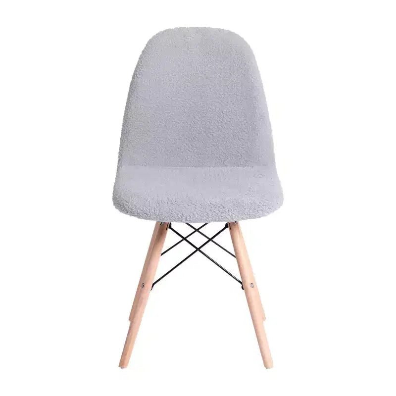 Merrick Lane Lyon Faux Shearling Accent Chair, Modern Accent Chair For Bedroom, Entryway, and Living Room