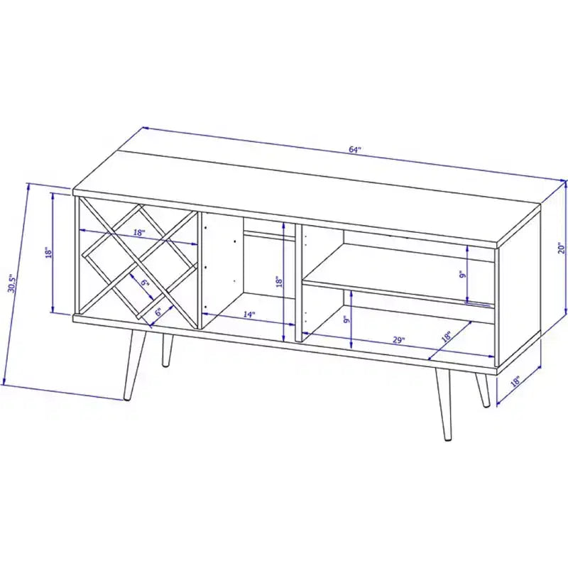 Utopia Wide Dresser - Manhattan Comfort