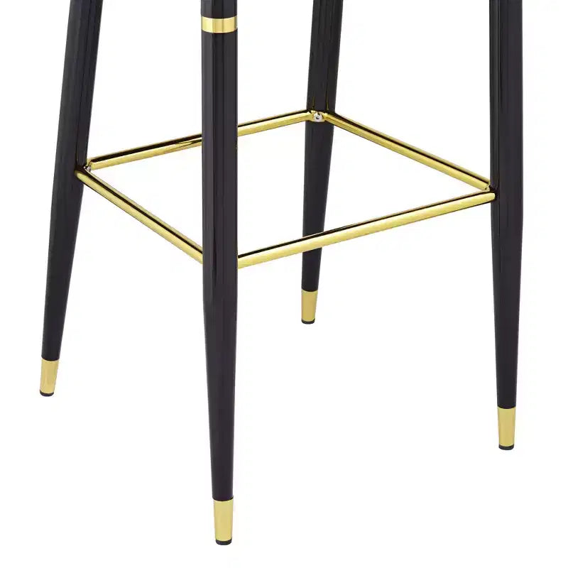 Studio 55D Simone Matte Black Bar Stool 31 1/2 High Modern Dark Gray Velvet Cushion with Backrest Footrest for Kitchen Counter Height Island Shed