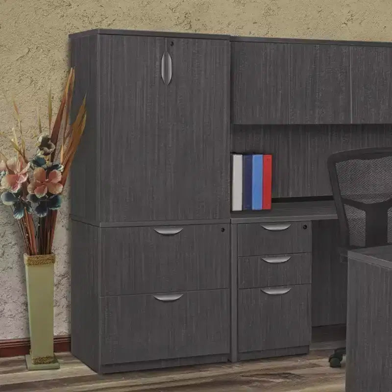 Legacy File with Stackable Storage Cabinet - Regency