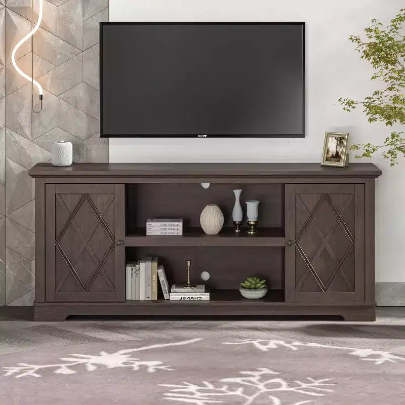 70" Farmhouse Style TV Stand for TVs up to 78" - Festivo