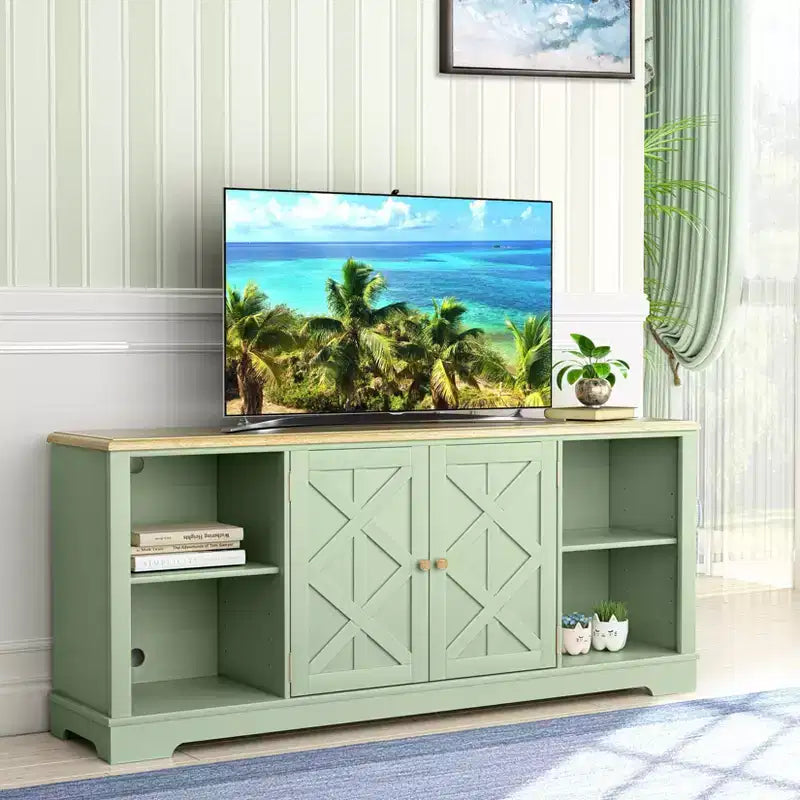 70" Farmhouse Style TV Stand for TVs up to 78" - Festivo