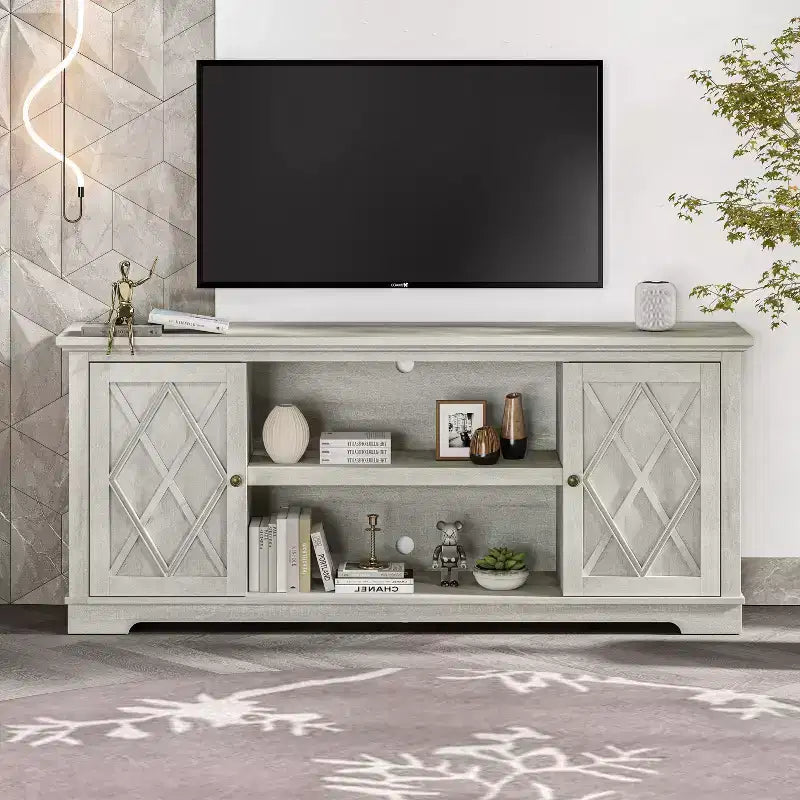 70" Farmhouse Style TV Stand for TVs up to 78" - Festivo