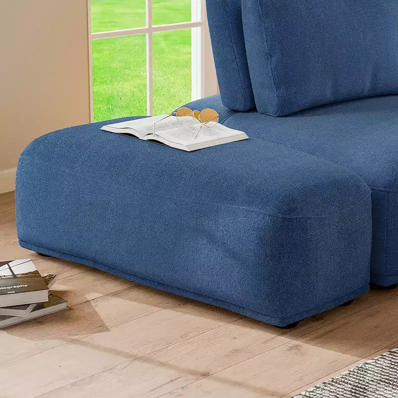 HOMES: Inside + Out Povoa Modern Modular Trapezoidal Ottoman