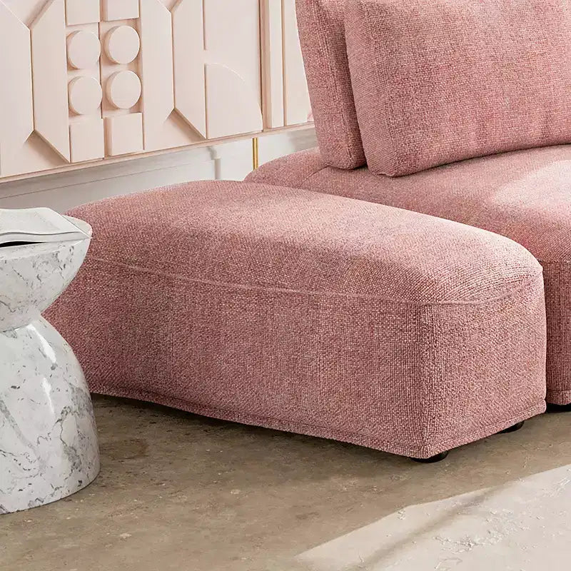 HOMES: Inside + Out Povoa Modern Modular Trapezoidal Ottoman