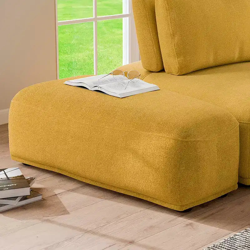 HOMES: Inside + Out Povoa Modern Modular Trapezoidal Ottoman